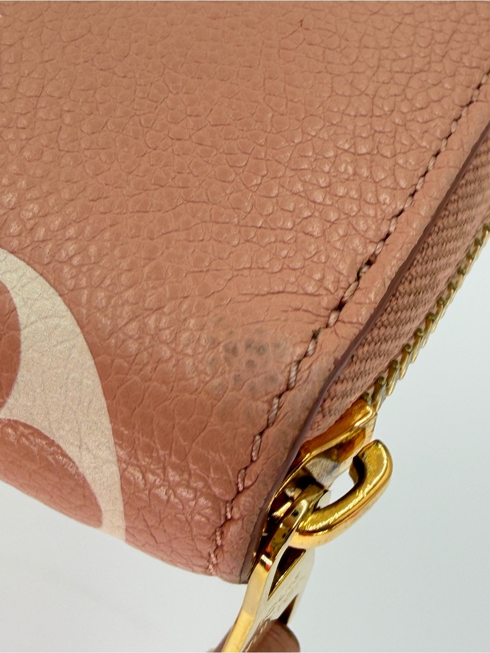 Louis Vuitton Bi Color Pink/White Monogram Zippy Wallet Full Set w/Entrupy COA - Picture 5 of 13